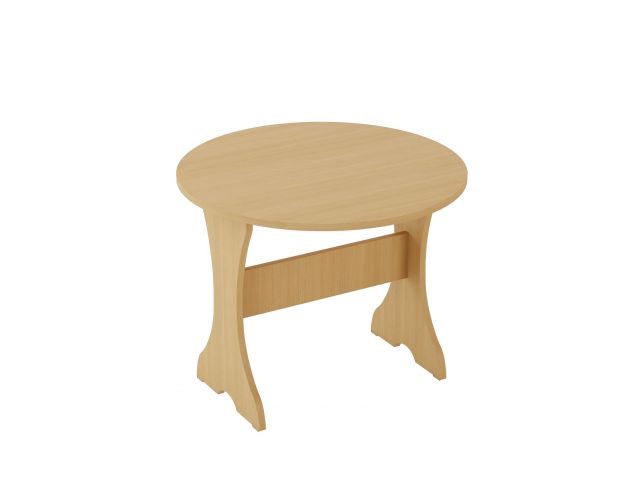 Стол обеденный Круглый (Беленый дуб)